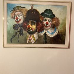 Three Clowns By William MoNiNeT $250
