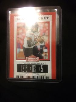 Patrick Mahones 'll RC Contenders Card