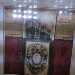 Antique vintage architectural art