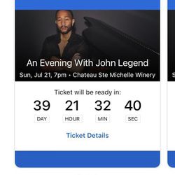 John Legend at Chateau Ste Michelle July 21, 2024