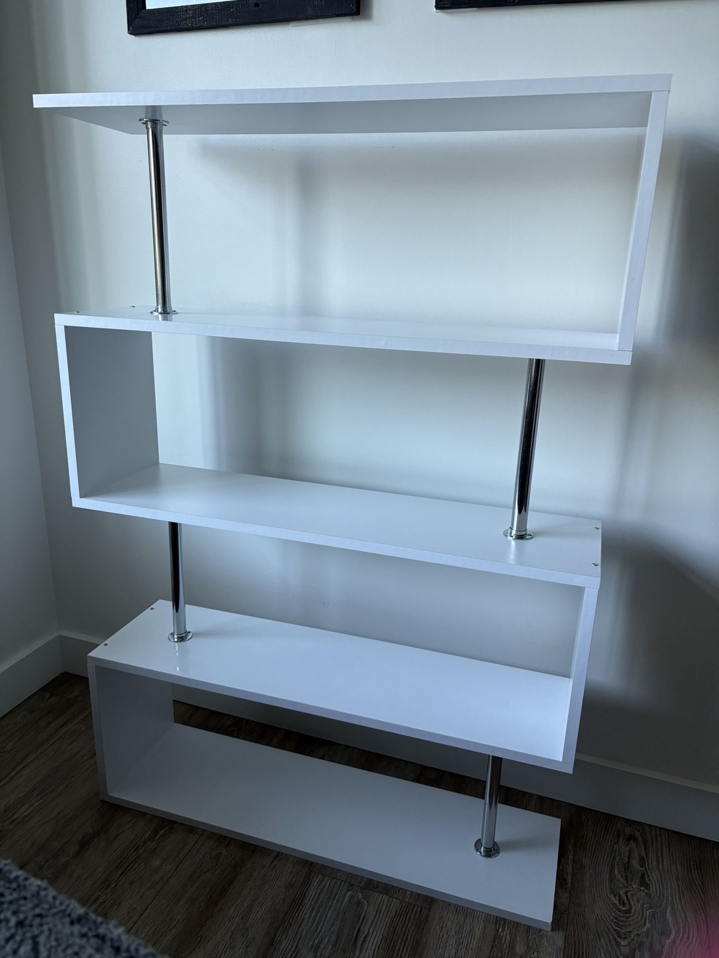 White Shelving Unit