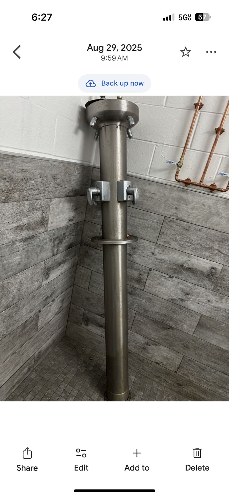 4 Stall Shower For Locker Room All In Workin Order