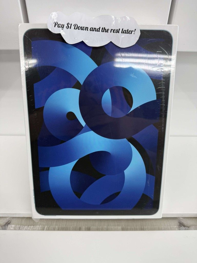 Apple IPad Air 5 Tablet - Pay $1 To Take It Home Today and pay the rest later.