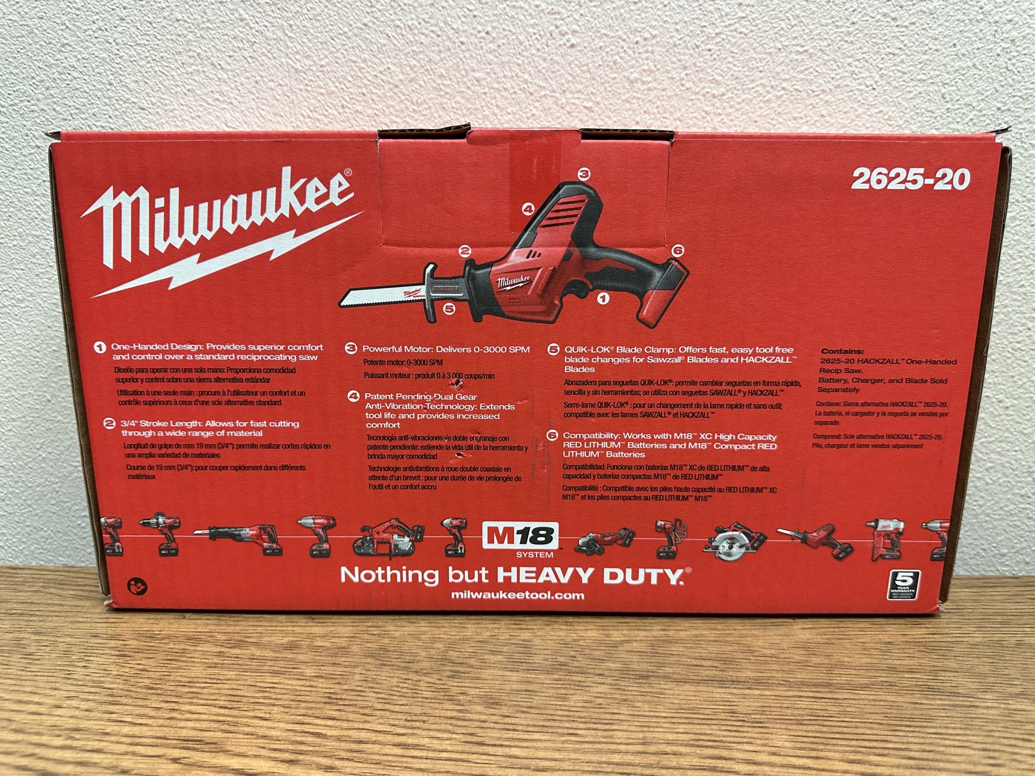 Milwaukee 2625-20 M18 18V Lithium-Ion Cordless HACKZALL Reciprocating Saw Tool-Only) for Sale in Lincoln Acres, CA OfferUp