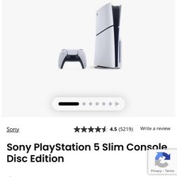 Playstation 5 825gb CONTROLLER INCLUDED disc