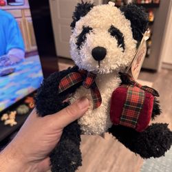 Stuffed Panda Bear For Christmas Time