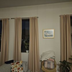 Peach Curtains