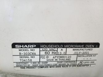 Sharp Used Microwave