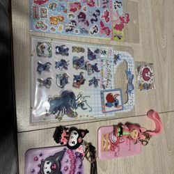 Stitch, Labubu, Kuromi