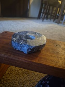 Crystal candle holder