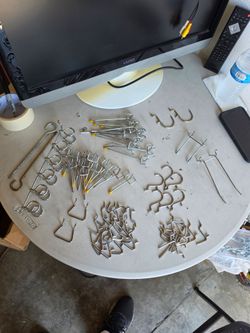 Peg Board Hooks - Lot of