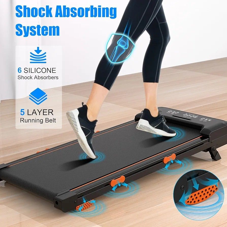 Brand: CYBERGOING Cybergoing Walking Pad, Portable Treadmill with Incline, 2.5HP Under Desk Treadmills for Home and Office