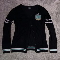 Harry Potter Slytherin cardigan sweater Black, Brand new, Size L