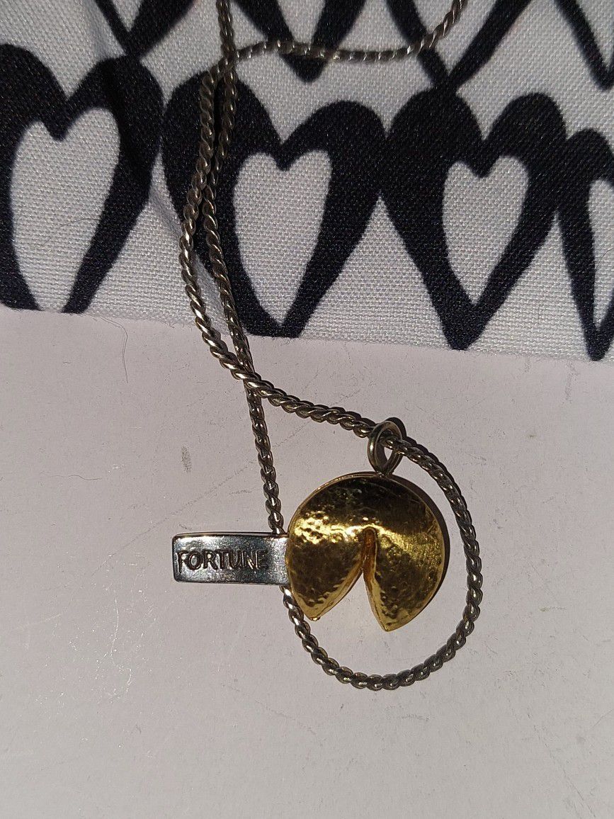 Brighton Lucky Fortune Cookie Necklace $45 OBO 