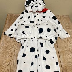 Carter's Baby Toddler 2-Pc Dalmatian Costume Padded Zip Up Sz 18M Halloween 