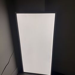 Lámparas de led  blanco 2x4 prácticamente nuevas