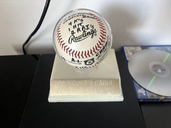Signed white sox ball