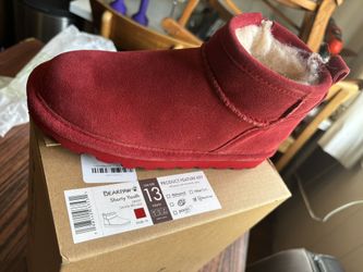 Kids Bearpaw Size 13 New