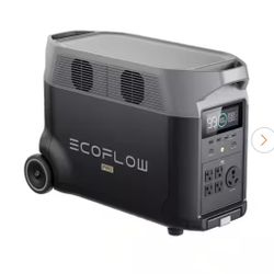 EcoFlow Battery Solar Generator DELTA Pro 3600Wh Solar, 3600W Output, LFP Power Station, Home Backup, Camping, Push-Button Start