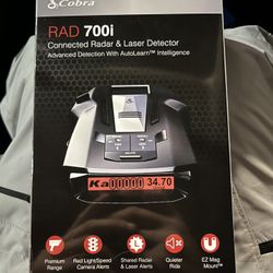 🚨 Cobra RAD 700i – Connected Radar & Laser Detector 📦 Brand New, Sealed in Box