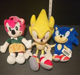 Sonic the Hedgehog Plush Set of 3