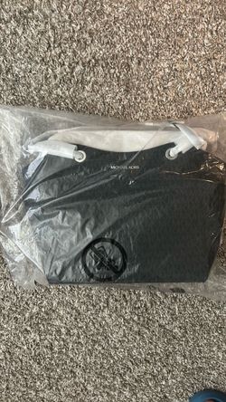 Michael Kors jet set large chain logo shoulder tote