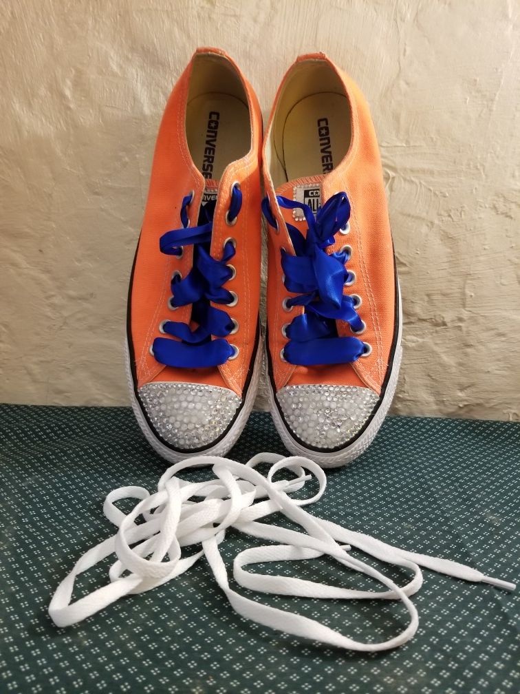 Converse Hyper Orange Mens Shoes Size 9