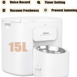 Automatic High Capacity Dog Feeder 15L