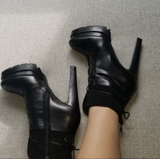 Genuine High Quality Leather Ankle Boots 
