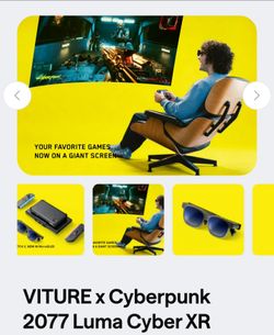 Viture x Cyberpunk 2077 Luma XR glasses