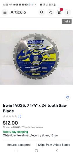 electric saw blade