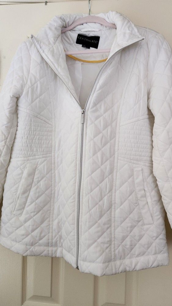 Ladies White Coat (Large)