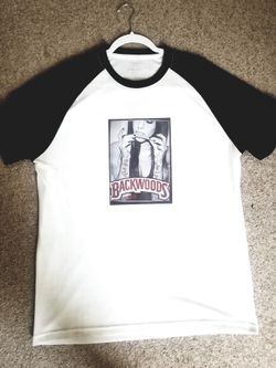 Backwoods Mens Raglan Tee *RARE * L & XL