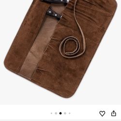 Angus Stoke Knife Roll Bag Genuine Leather