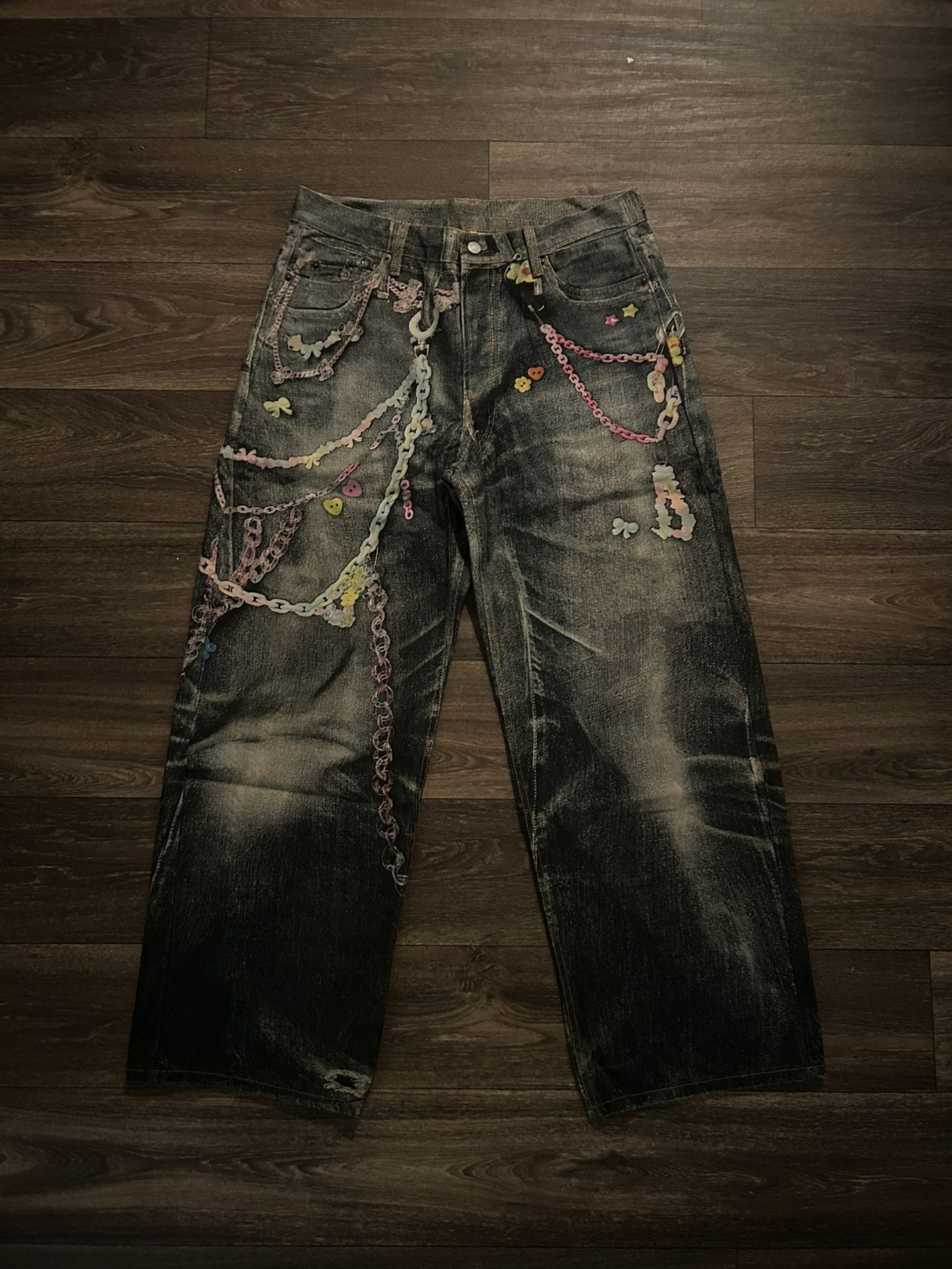 Acne Studios Kawaii 3D Printed Denim