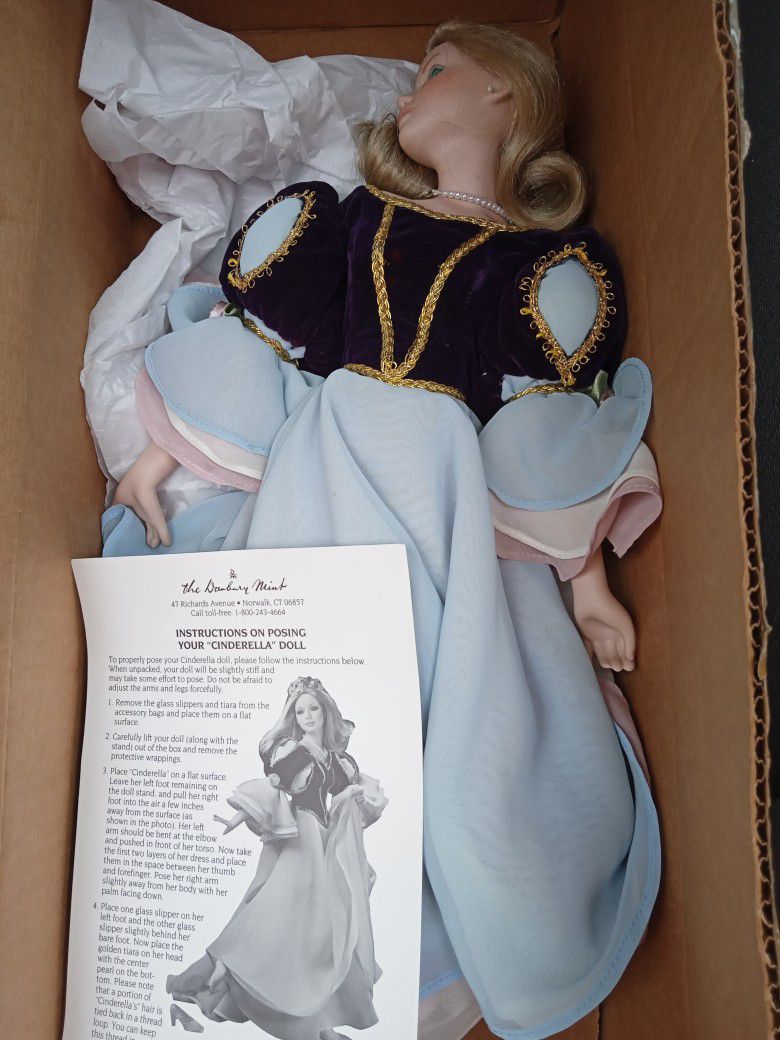 Cinderella Porcelain Doll