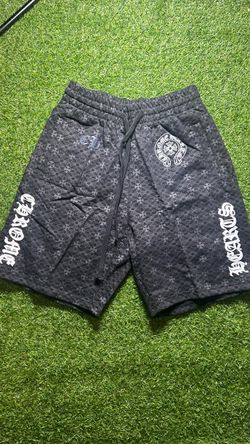 Black chrome hearts shorts