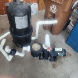Pool Pump and Filter