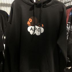 Bape x Apc Hoodie Sweater Brand New 