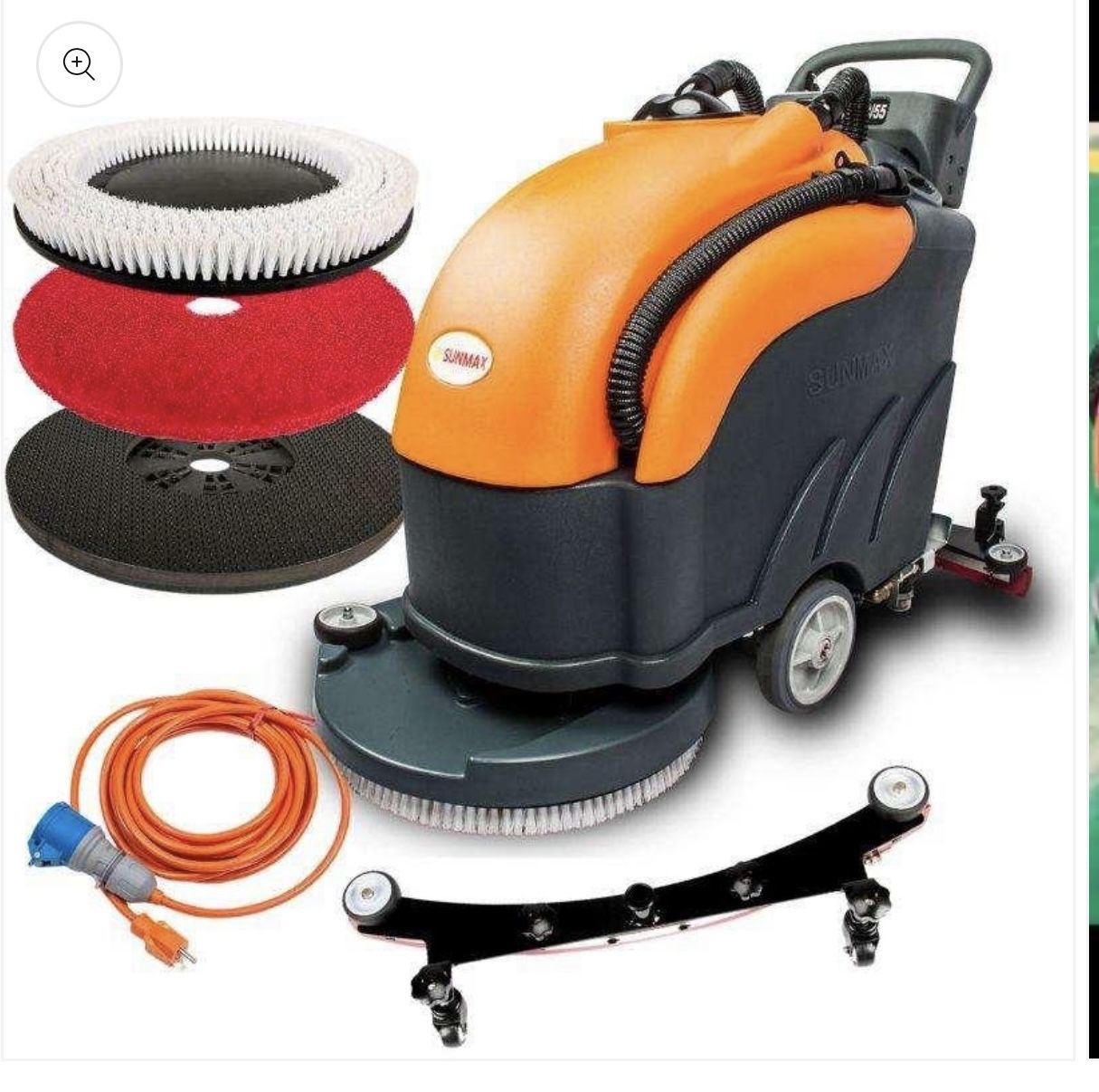 Powered Floor Scrubber Machine