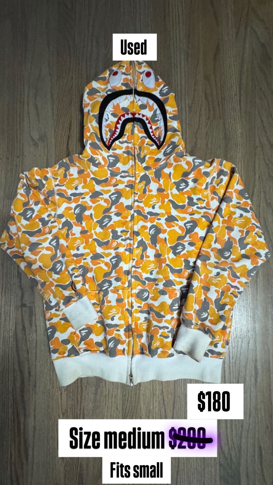Bape Zip Up