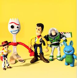 Disney Pixar Toy Story Lot of 5 Mini Action Play Figures