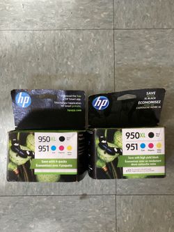 HP 950 XL 951 / 4-Pack, Black & Color / Save $$$