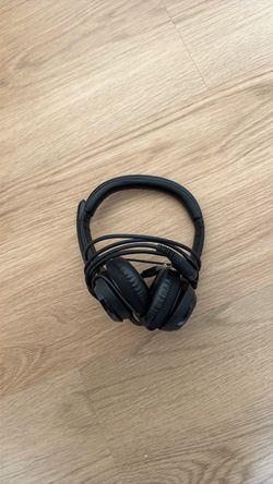 Black Over-Ear Headphones with Cable