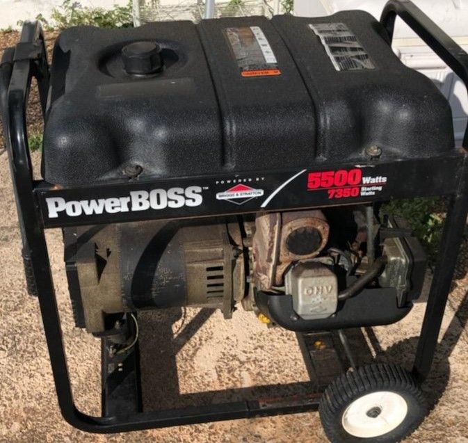 GENERATOR 5500 watts Power Boss by Briggs & Stratton for Sale in