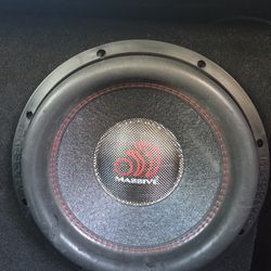 Single 12" Massive Audio Hippo XL122