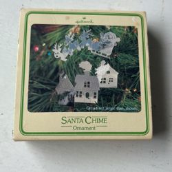 Vintage Santa Chime Ornament 