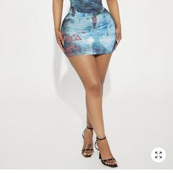 Fashion nova skirt set