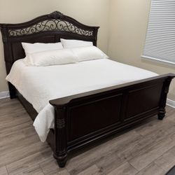 King Headboard Footboard & Rails 