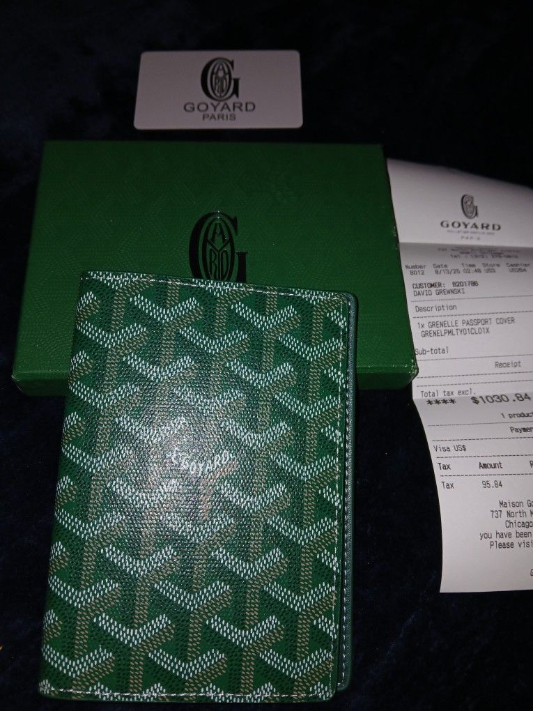 Goyard GRENELLE PASSPORT COVER